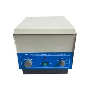 SH 120 75 mm 24 tubes capillaires moteur sans balais centrifugeuse de laboratoire centrifugeuse micro hématocrite