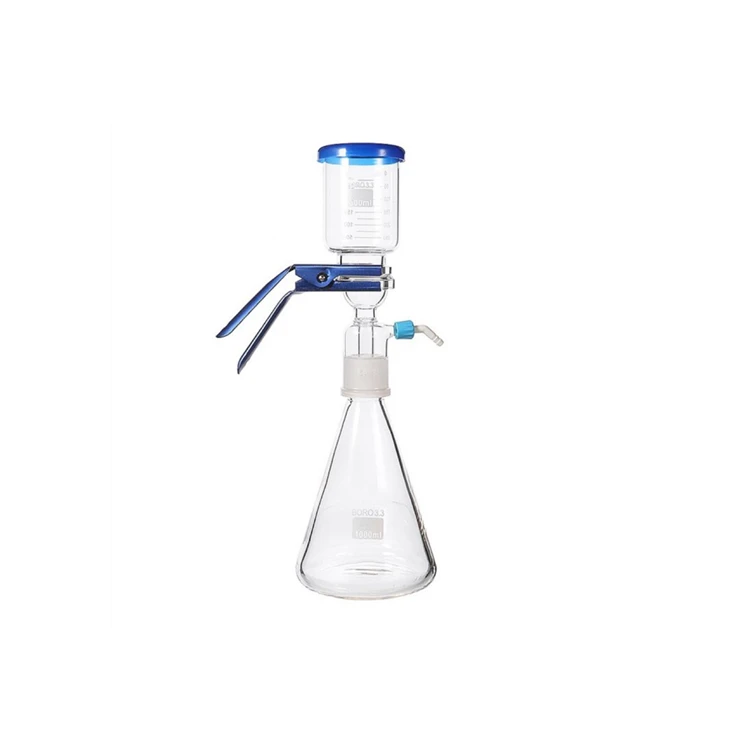 Laboratoire Borosilicate Verre Filtration Sous Vide Appareil de Distillation 300mlBille filtrante