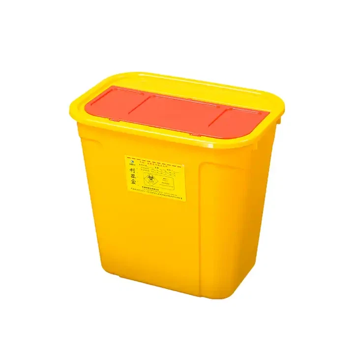 Sharp Container Disposable Medical 5 Quarts Square Shape Sharp Container