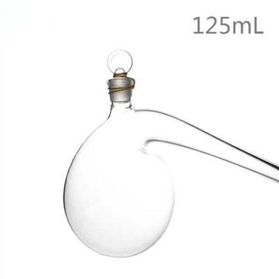 Flacon de cornue en verre borosilicaté de laboratoire de 250 ml et 500 ml avec bouchon et tube en verre rodés